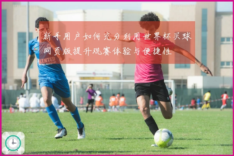新手用户如何充分利用世界杯买球网页版提升观赛体验与便捷性