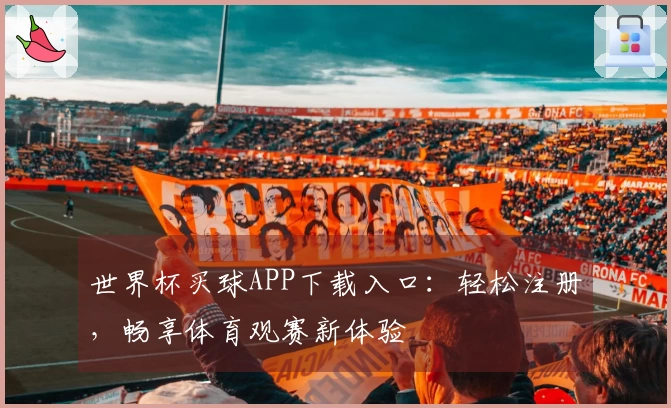 世界杯买球APP下载入口：轻松注册，畅享体育观赛新体验